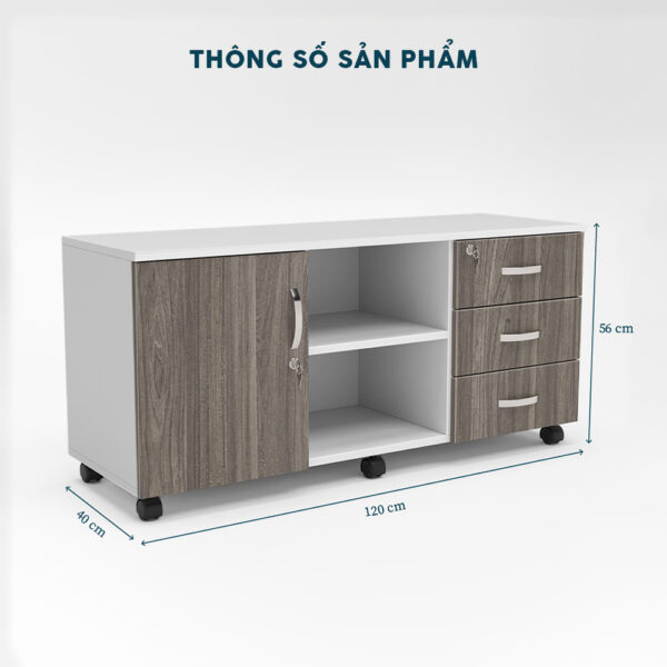 Hộc Tủ Di Động HTY04 - Hình ảnh 2